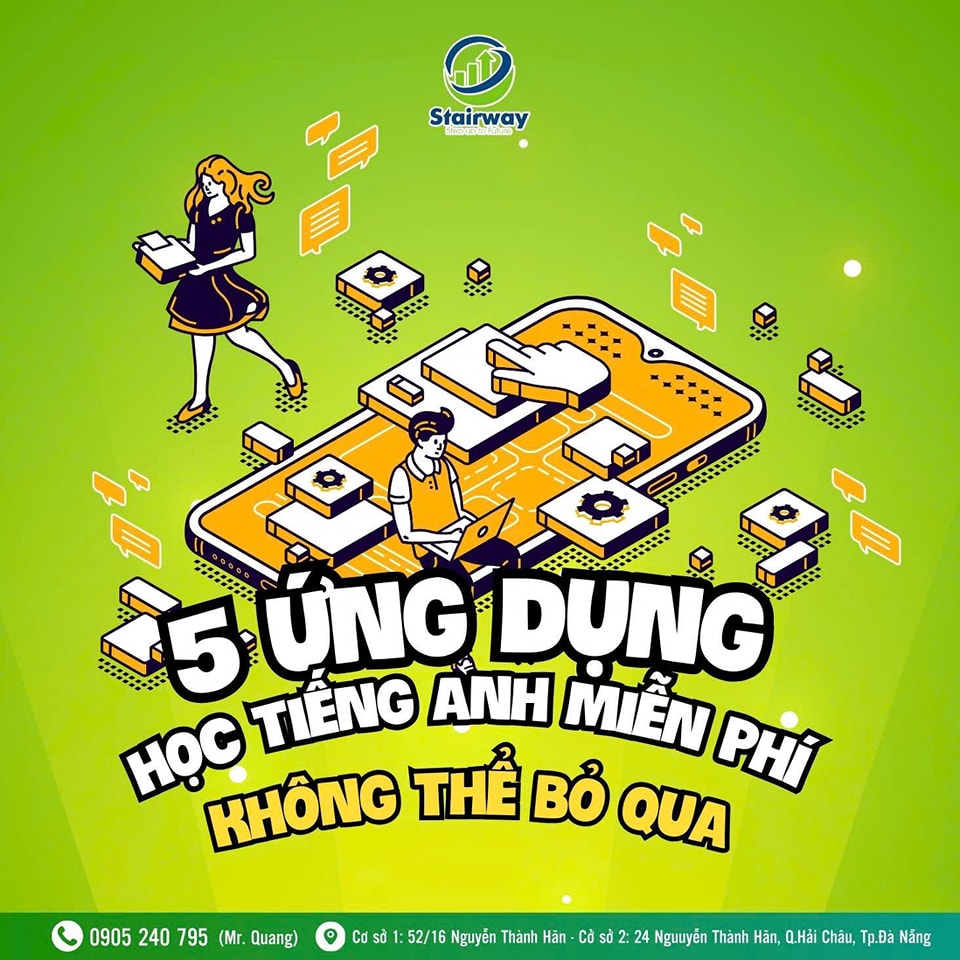 "BỎ TÚI" 5 ỨNG DỤNG HỌC TIẾNG ANH MIỄN PHÍ KHÔNG THỂ BỎ QUA