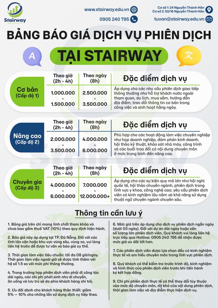 Dịch vụ Dịch thuật - Công chứng tại STAIRWAY 2026