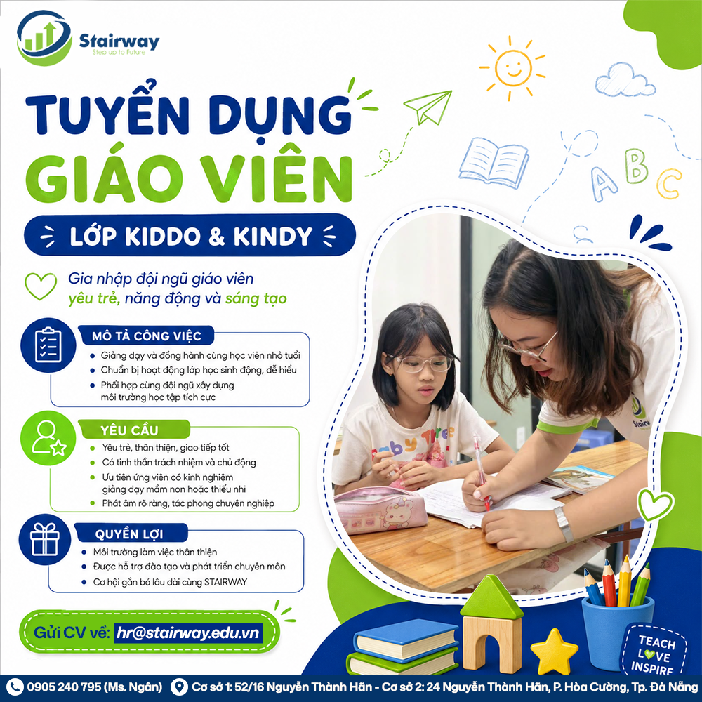 STAIRWAY TUYỂN DỤNG MÙA HÈ 2026